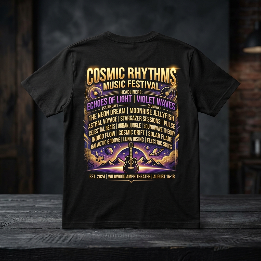 Festival Lineup T-Shirt